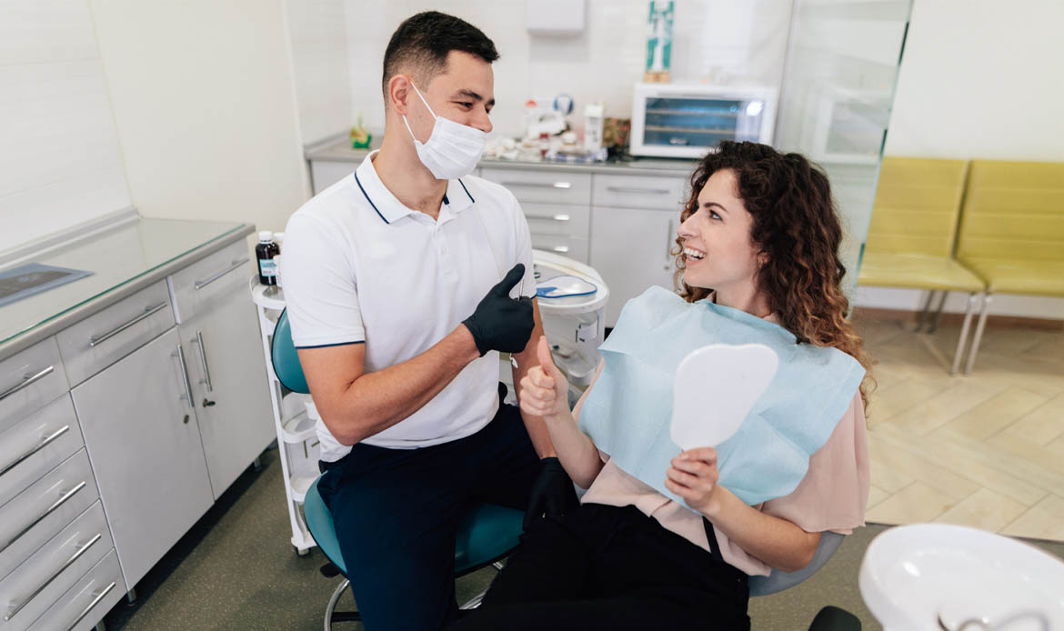 New patient welcome at Accord Dental Practice